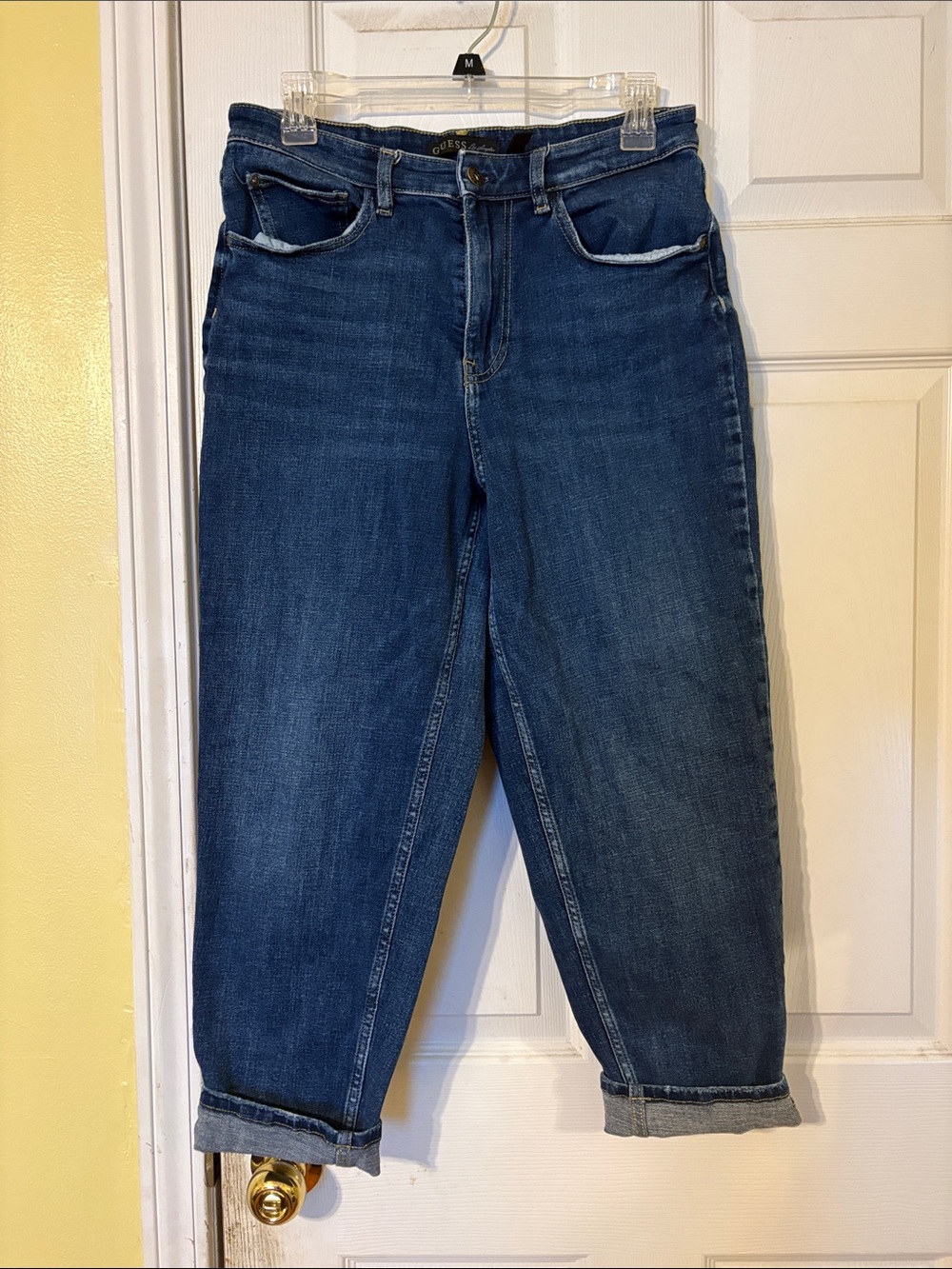Guess Blue Denim Jeans with Contrast Stitching